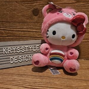 Hello Kitty Care Bear Pink Plush